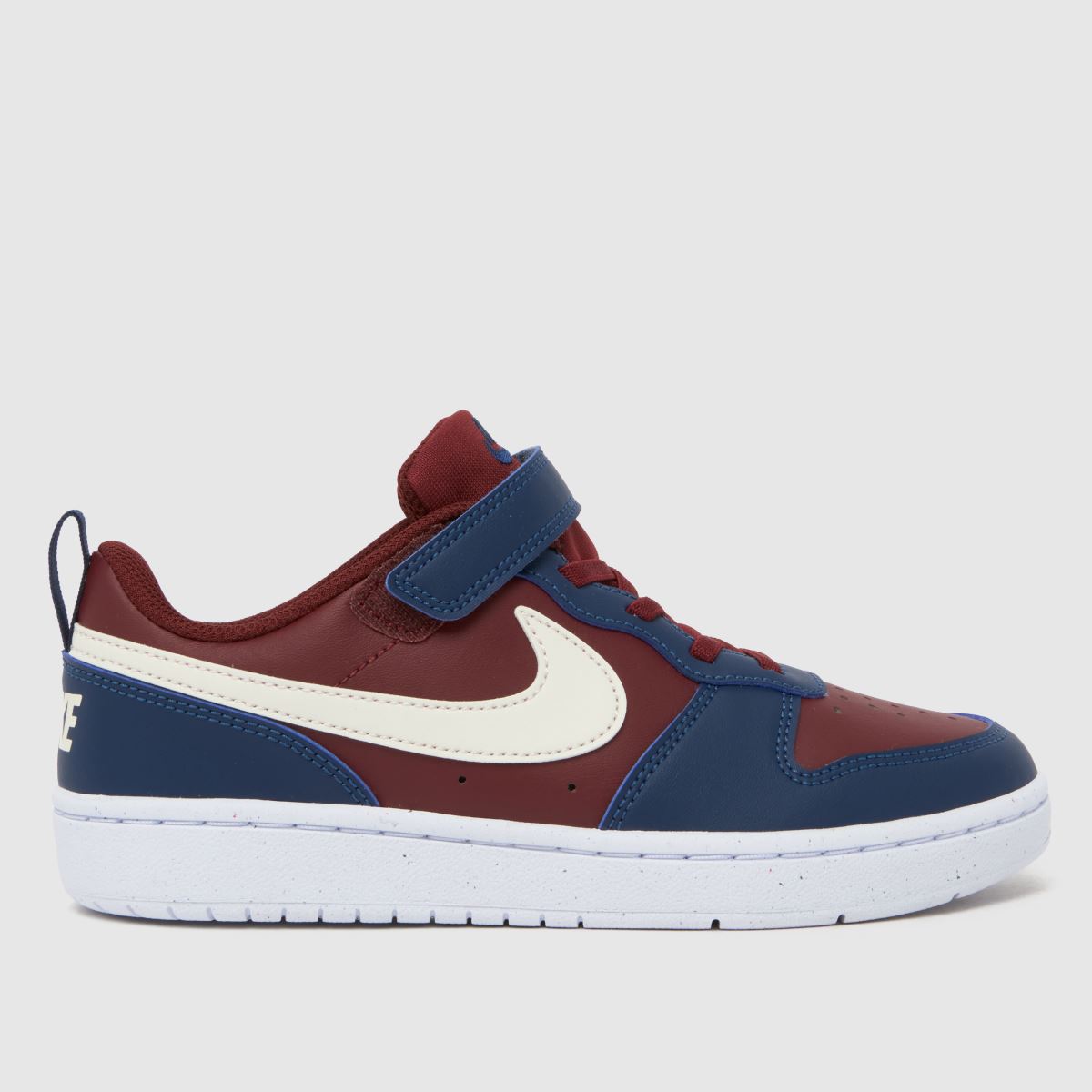 schuh Nike Court Borough Low Boys Junior in Burgundy
