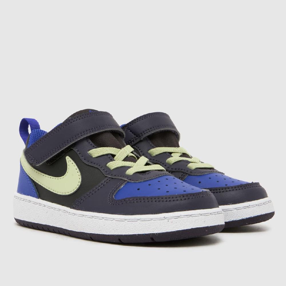 Schuh Nike Court Borough Low Boys Toddler In Black Multi