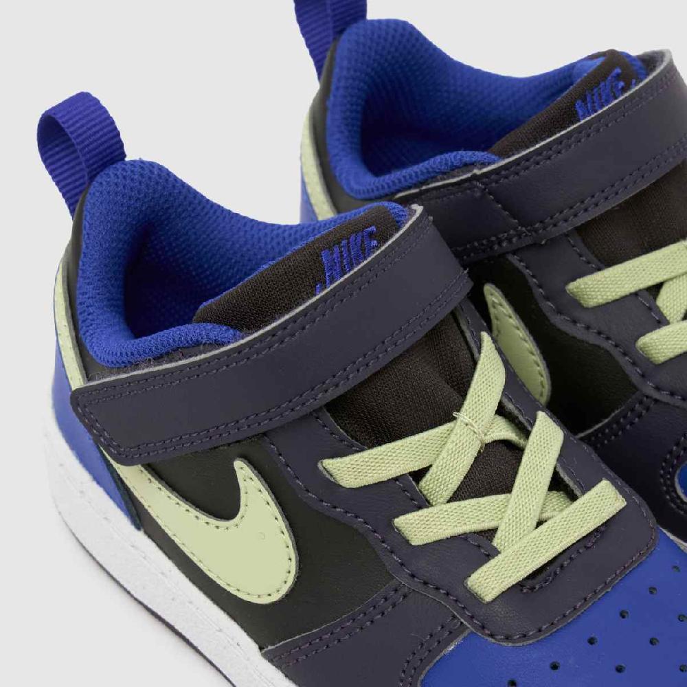 Schuh Nike Court Borough Low Boys Toddler In Black Multi