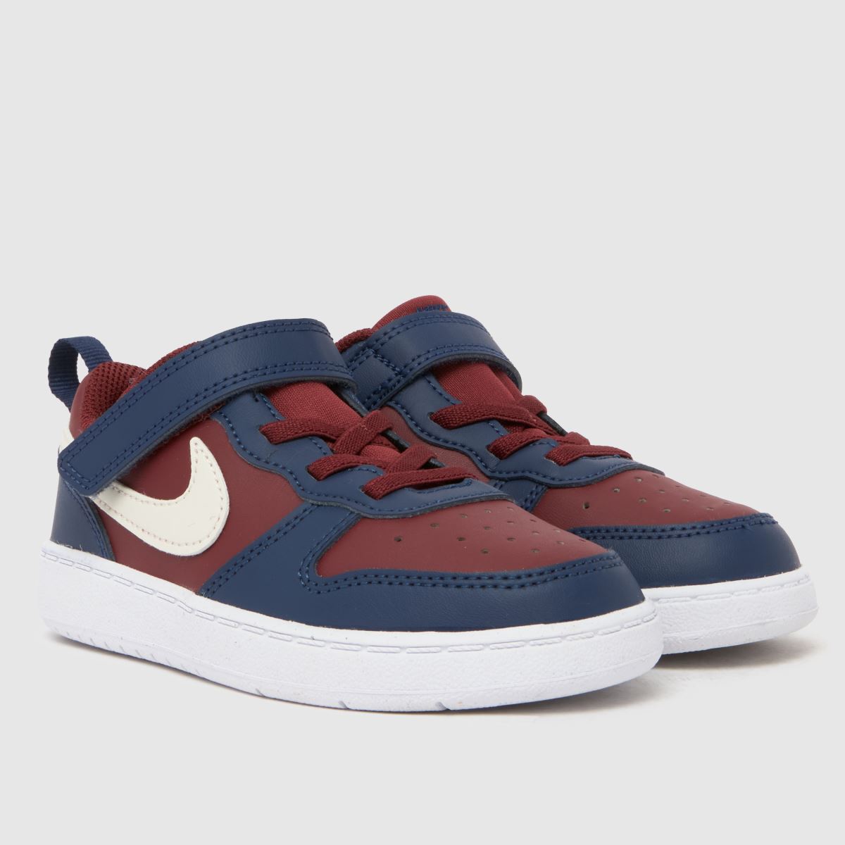 Schuh Nike Court Borough Low Boys Toddler In Burgundy