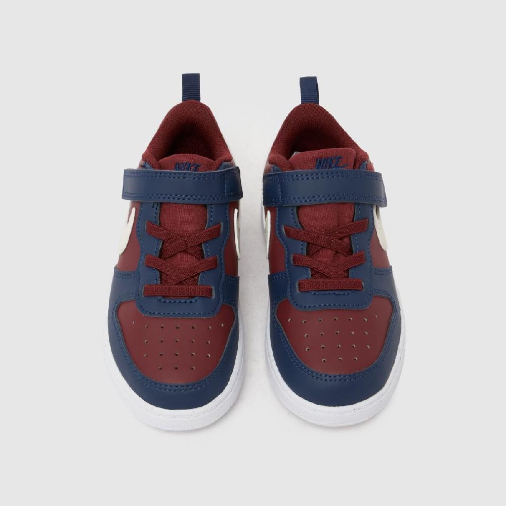 Schuh Nike Court Borough Low Boys Toddler In Burgundy