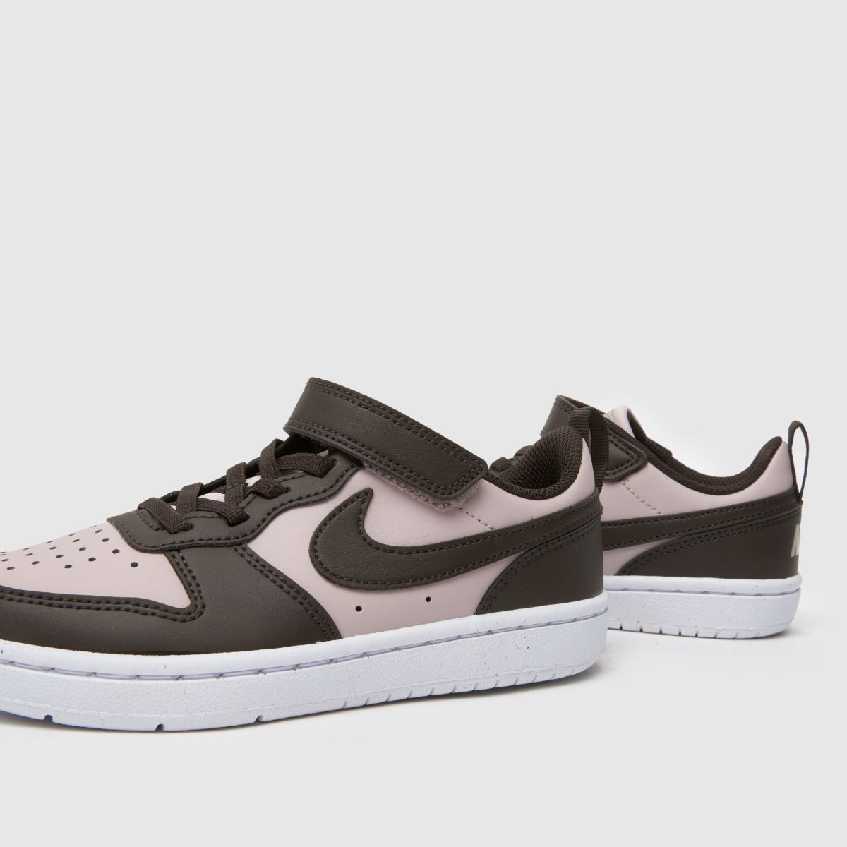 Schuh Nike Court Borough Low Girls Junior In Brown Multi