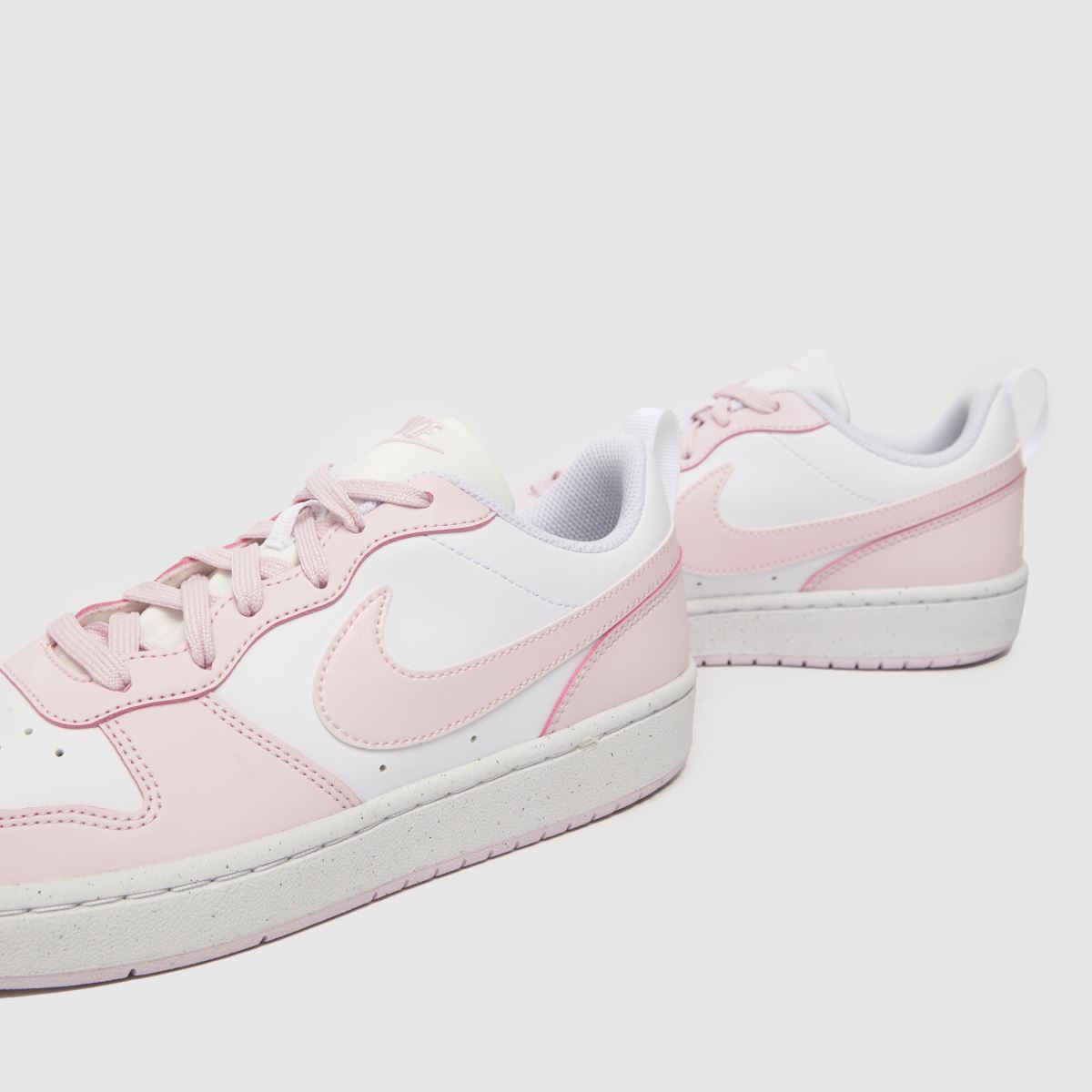 Schuh Nike Court Borough Low Recraft Girls Youth In White & Pink