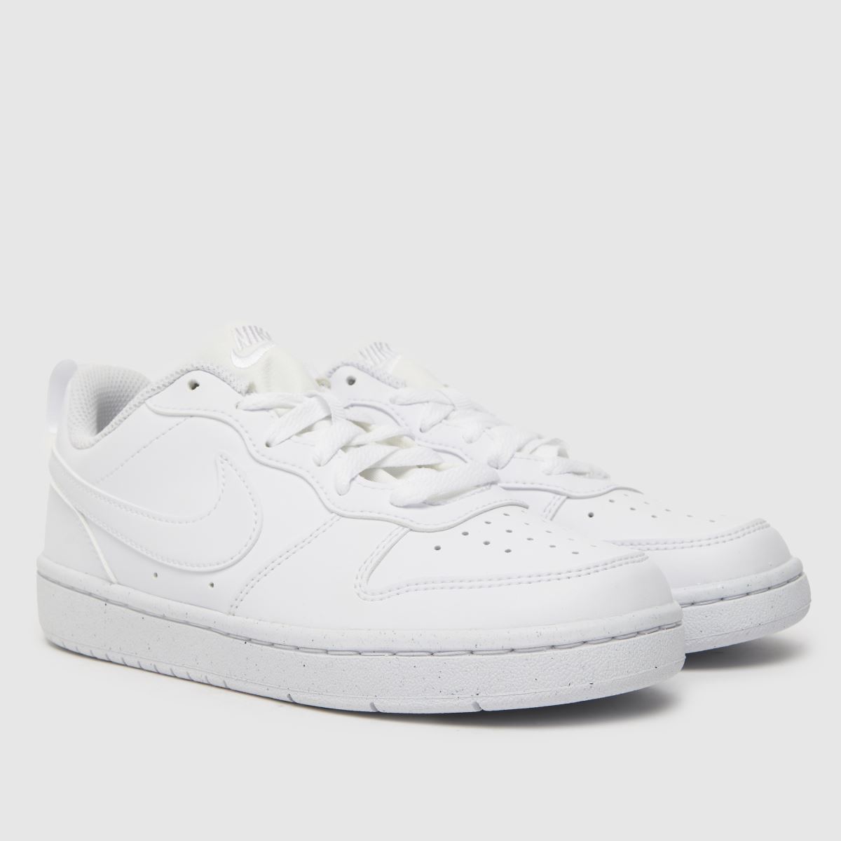 Schuh Nike Court Borough Low Recraft Youth In White