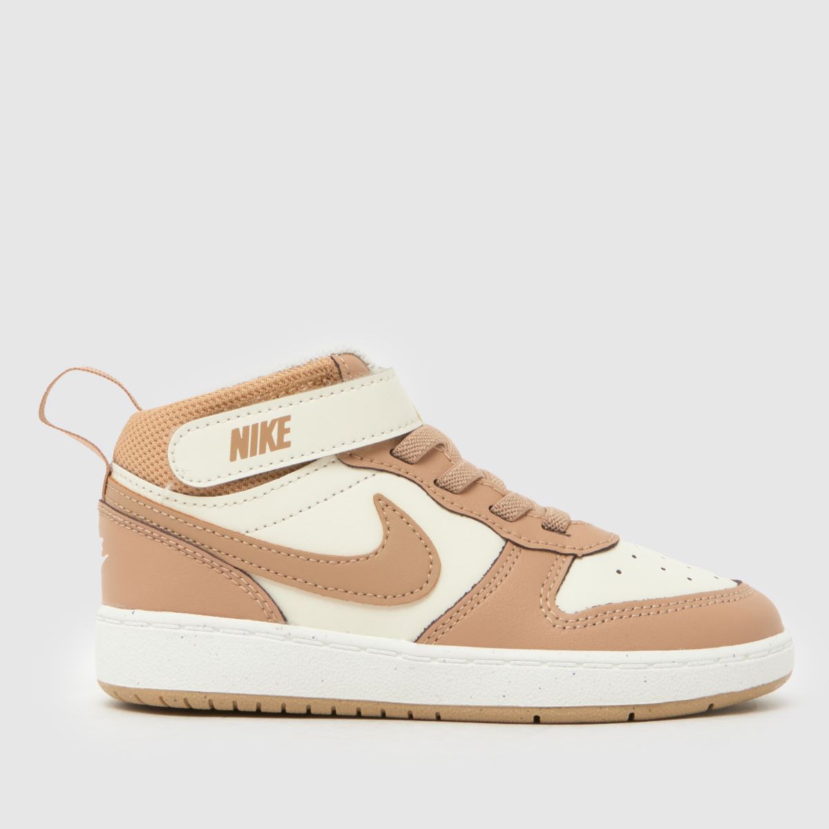 schuh Nike Court Borough Mid 2 Girls Toddler in Beige Multi