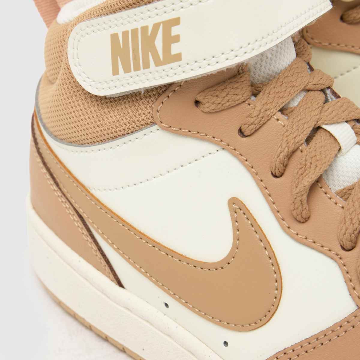 Schuh Nike Court Borough Mid 2 Girls Youth In Beige Multi