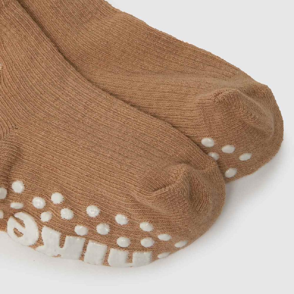 Schuh Nike Infant Cozy Ribbed Socks 3 Pk In Brown Multi