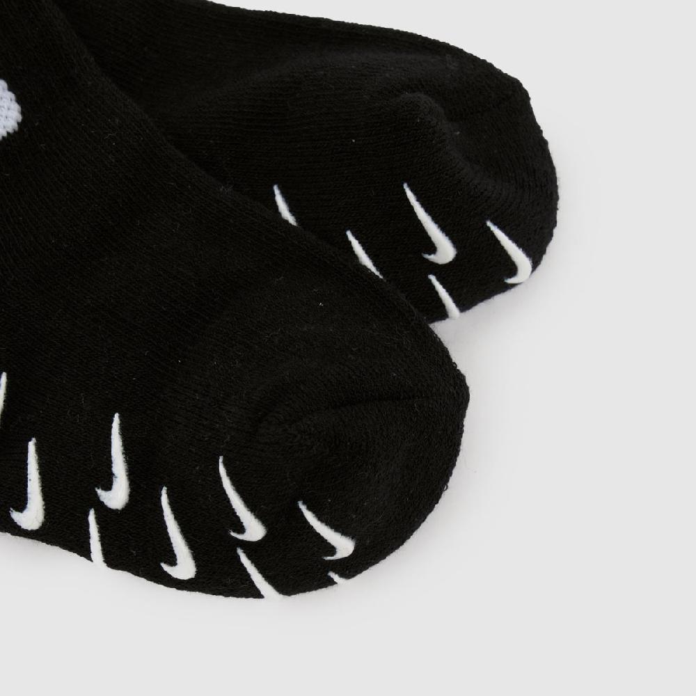 Schuh Nike Infant Grip Swoosh Socks 3PK In White & Black