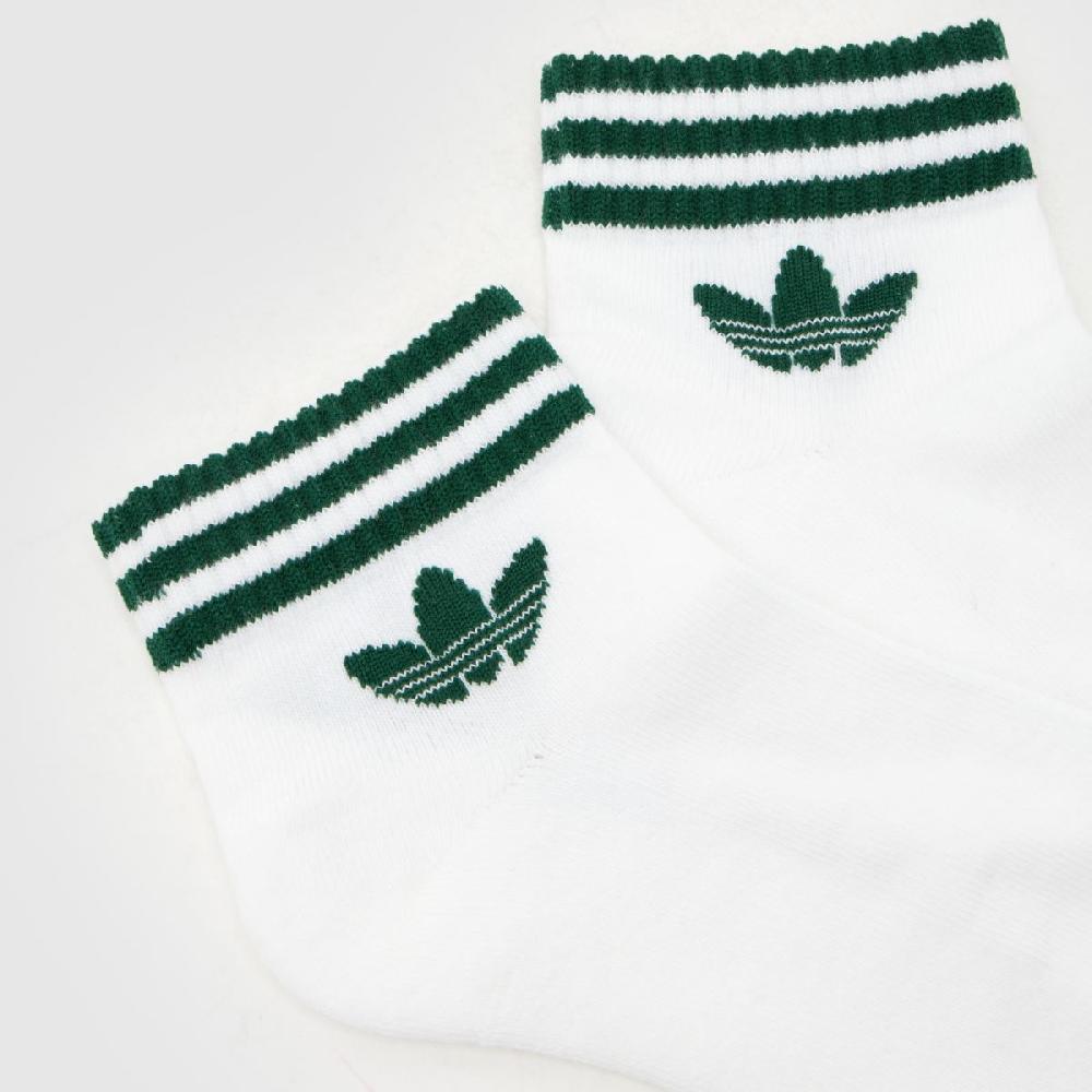Schuh Adidas Ankle Socks 3 Pack In White Multi