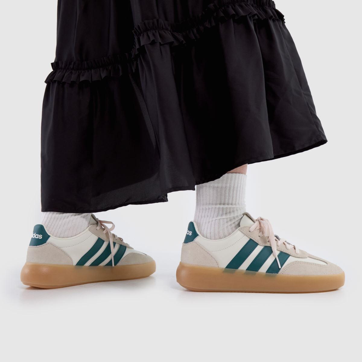 Schuh Adidas Barreda Decode In White & Green