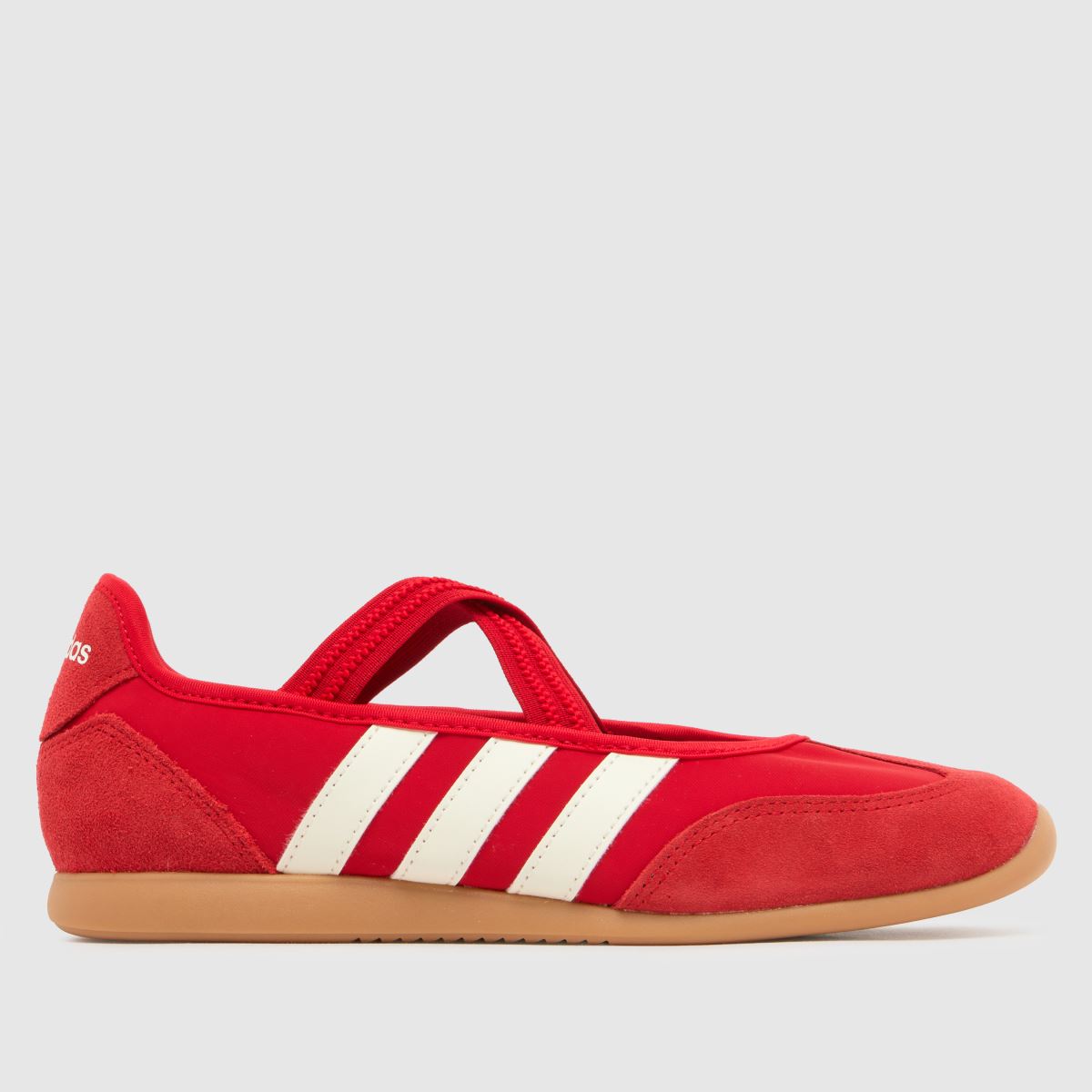 schuh adidas Barreda Mary Jane in Red