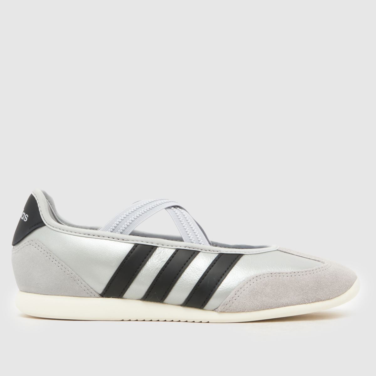 schuh adidas Barreda Mary Jane in Silver