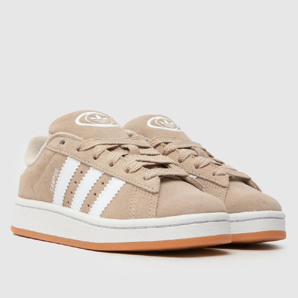 Schuh Adidas Campus 00s Junior In White & Beige