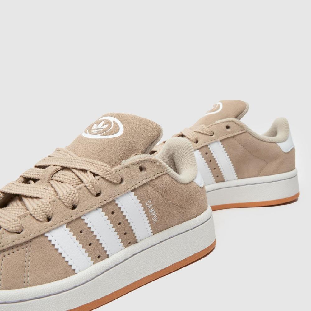 Schuh Adidas Campus 00s Junior In White & Beige