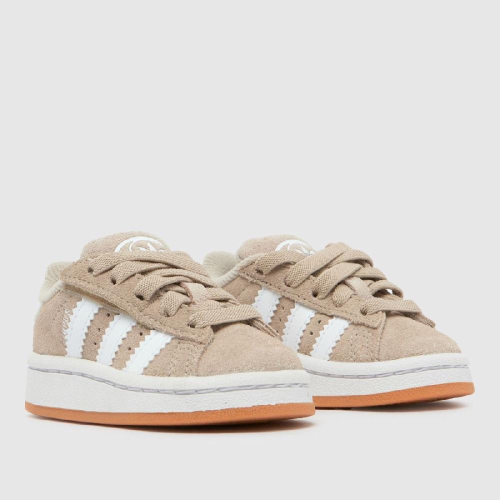 Schuh Adidas Campus 00s Toddler In White & Beige
