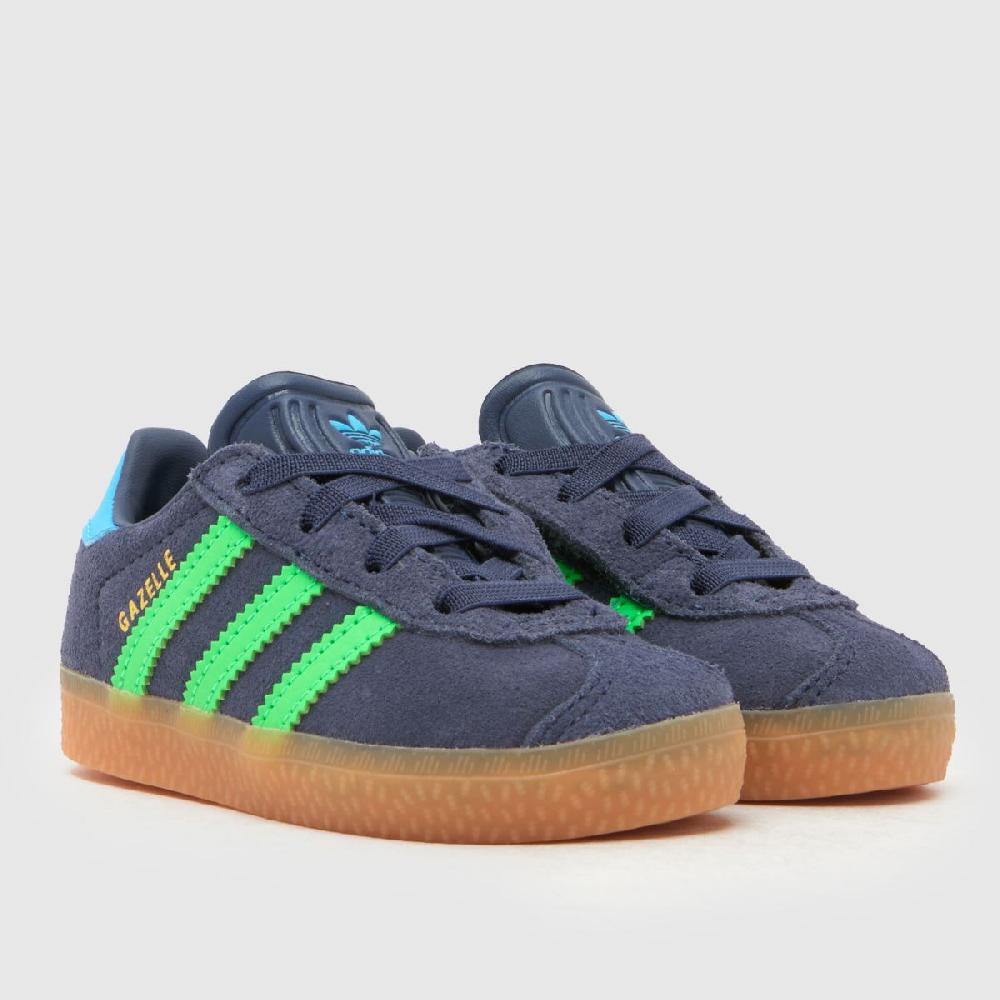 Schuh Adidas Gazelle Boys Toddler In Navy & Green
