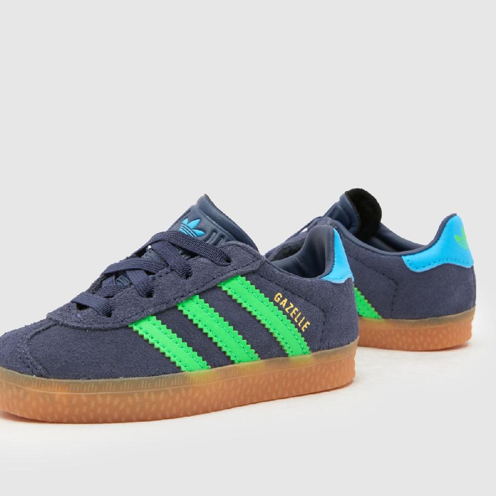 Schuh Adidas Gazelle Boys Toddler In Navy & Green