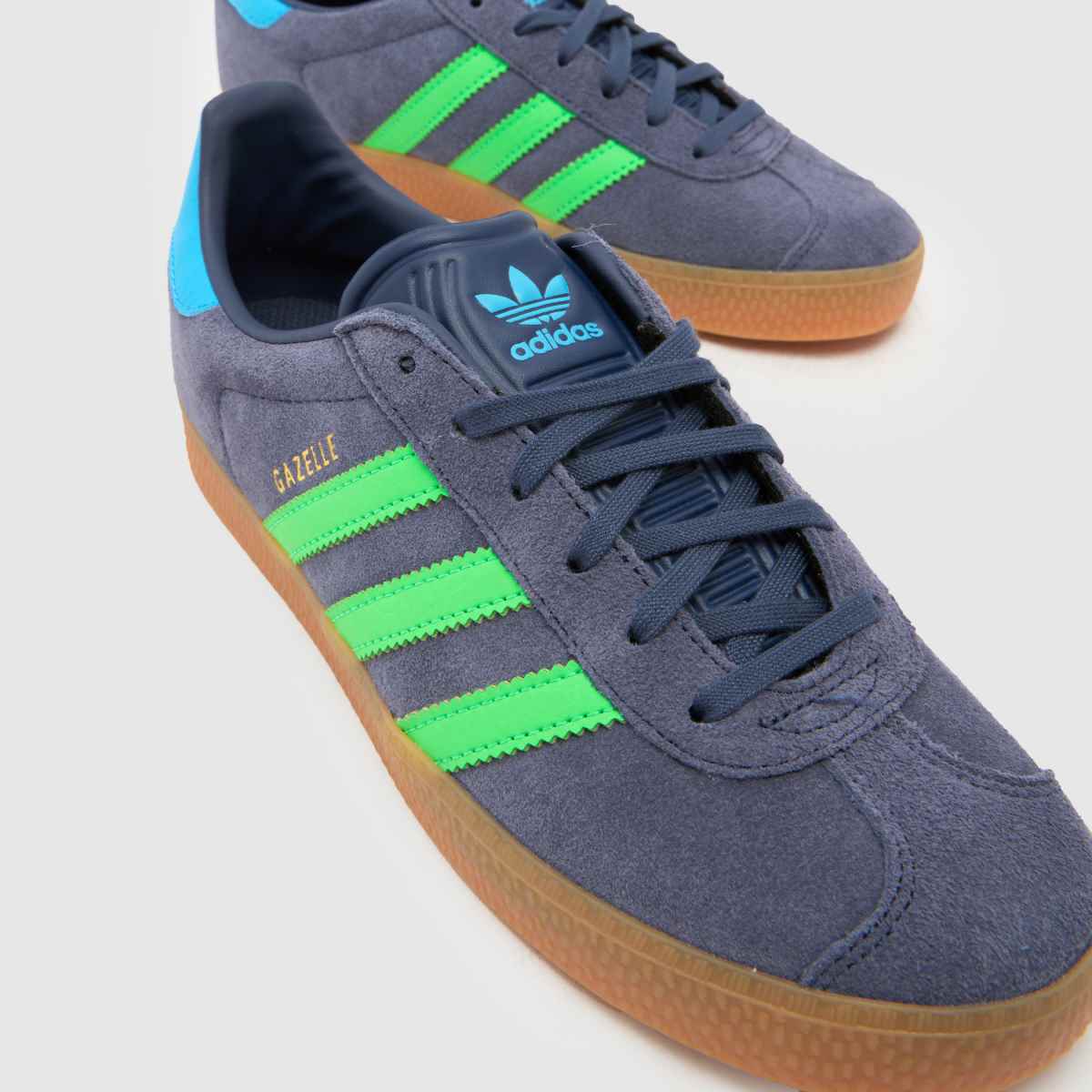 Schuh Adidas Gazelle Boys Youth In Navy & Green