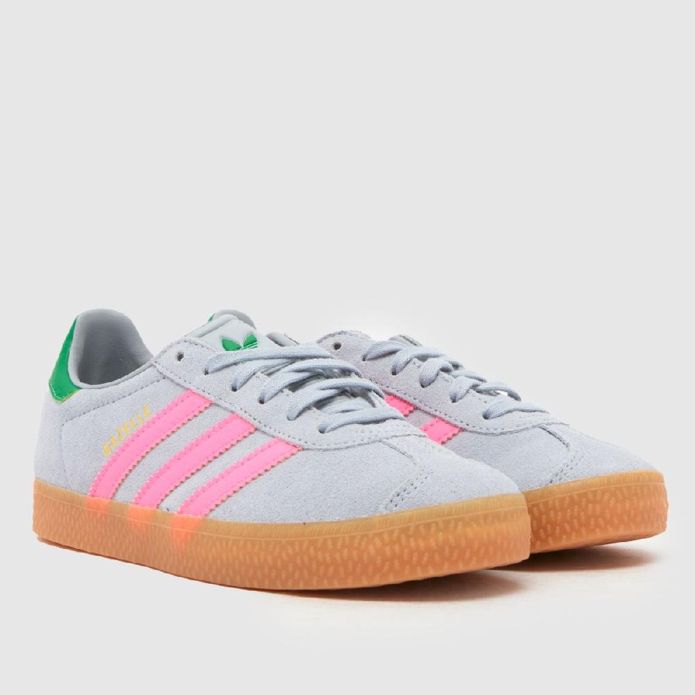Schuh Adidas Gazelle Girls Junior In Silver