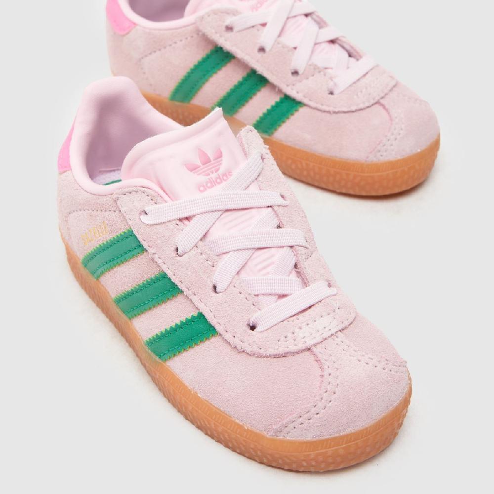 Schuh Adidas Gazelle Girls Toddler In Pale Pink