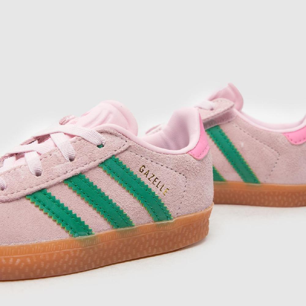 Schuh Adidas Gazelle Girls Toddler In Pale Pink