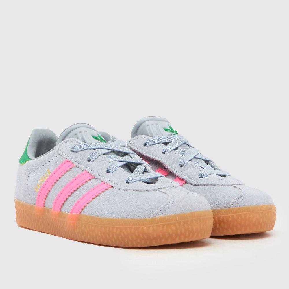 Schuh Adidas Gazelle Girls Toddler In Silver