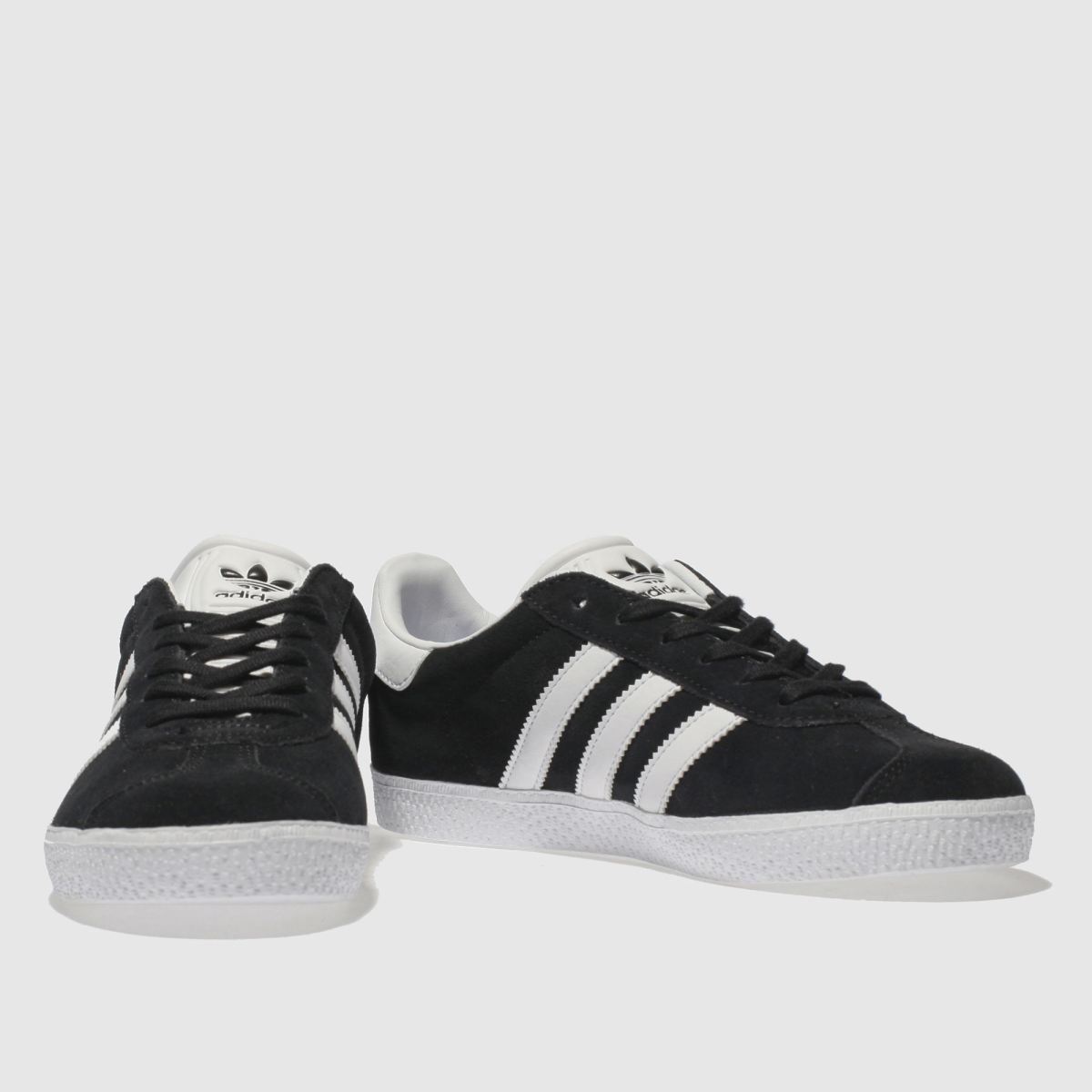 Schuh Adidas Gazelle Youth In Black & White