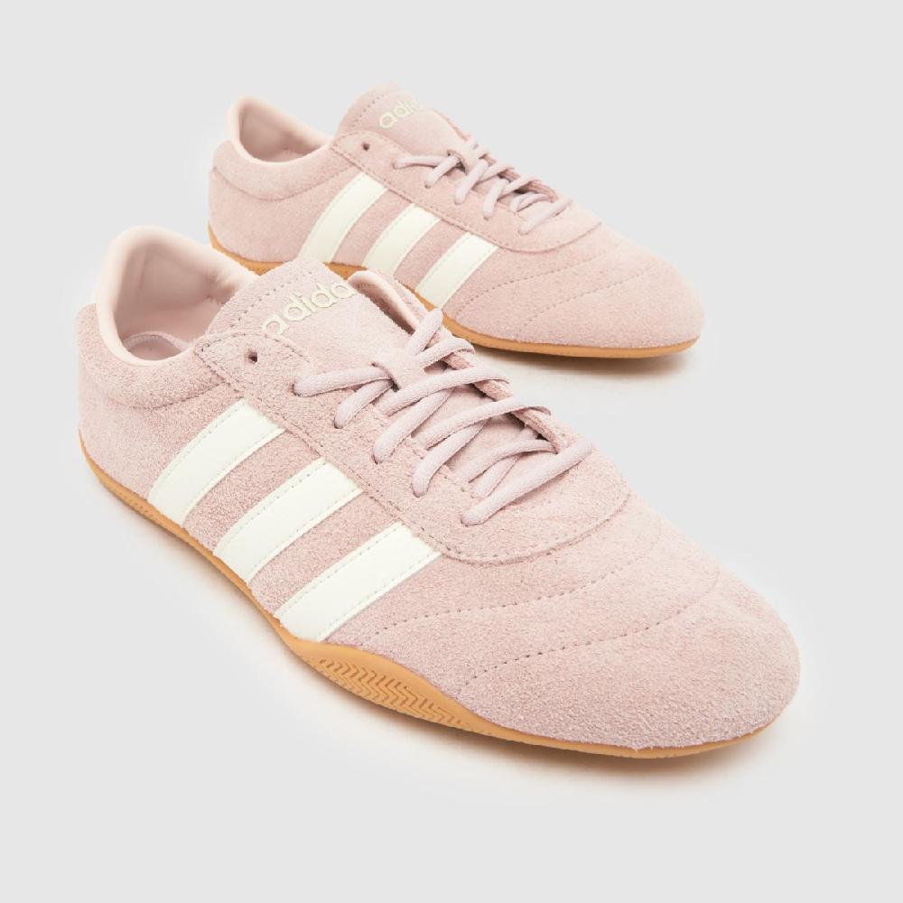 Schuh Adidas Grand Court Lo In Pale Pink