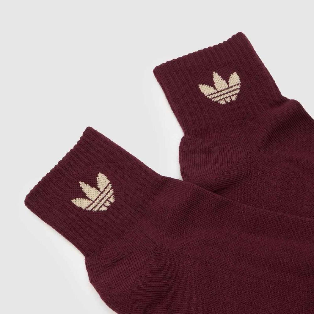 Schuh Adidas Quarter Socks 3 Pack In Multi