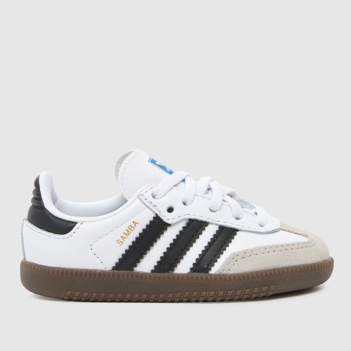 schuh adidas Samba Og Toddler in White & Black