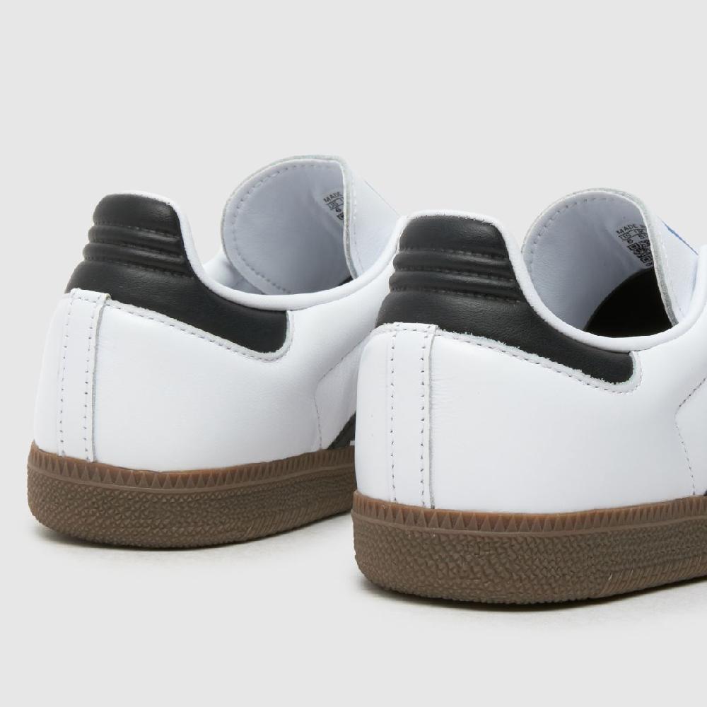 Schuh Adidas Samba OG Youth In White & Black