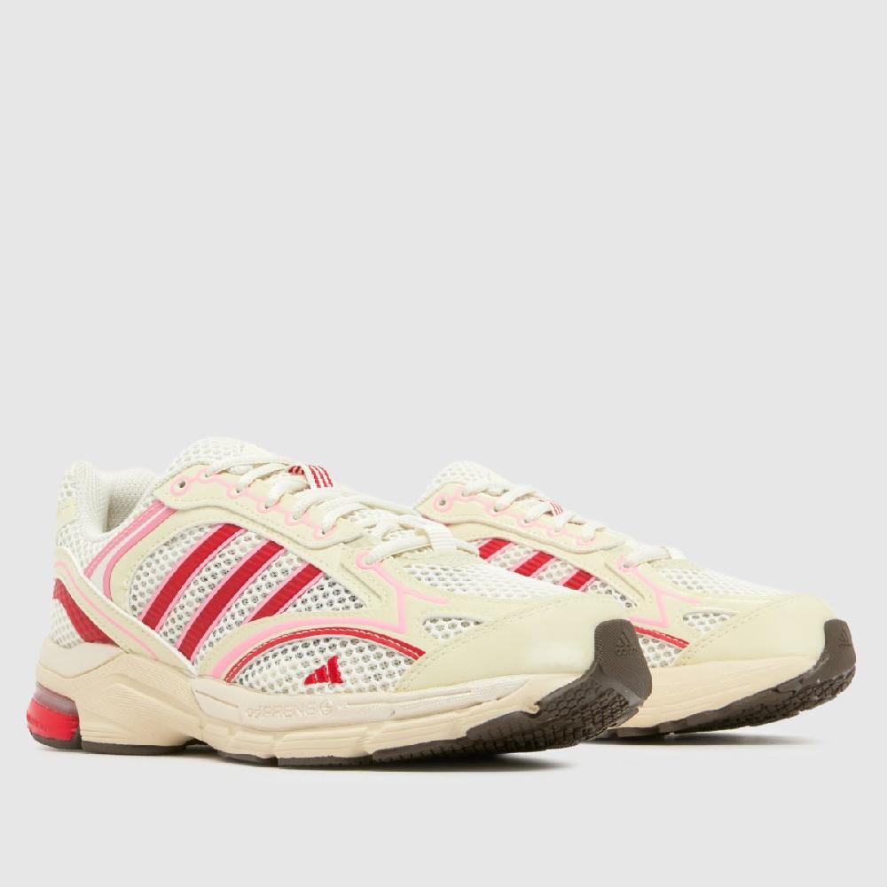 Schuh Adidas Spiritain 2000 In White & Red