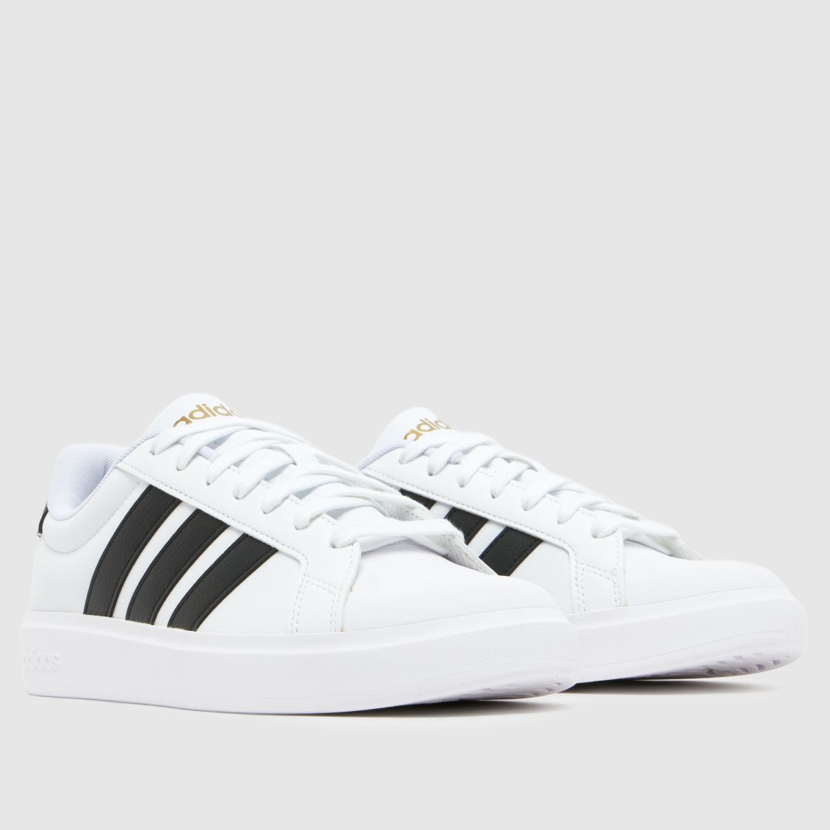 Schuh Adidas Streettalk In White & Black