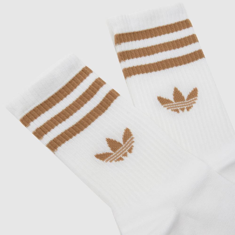 Schuh Adidas Stripe Crew Sock 3PK In White
