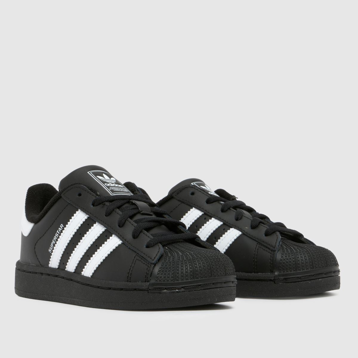 Schuh Adidas Superstar II Junior In Black & White