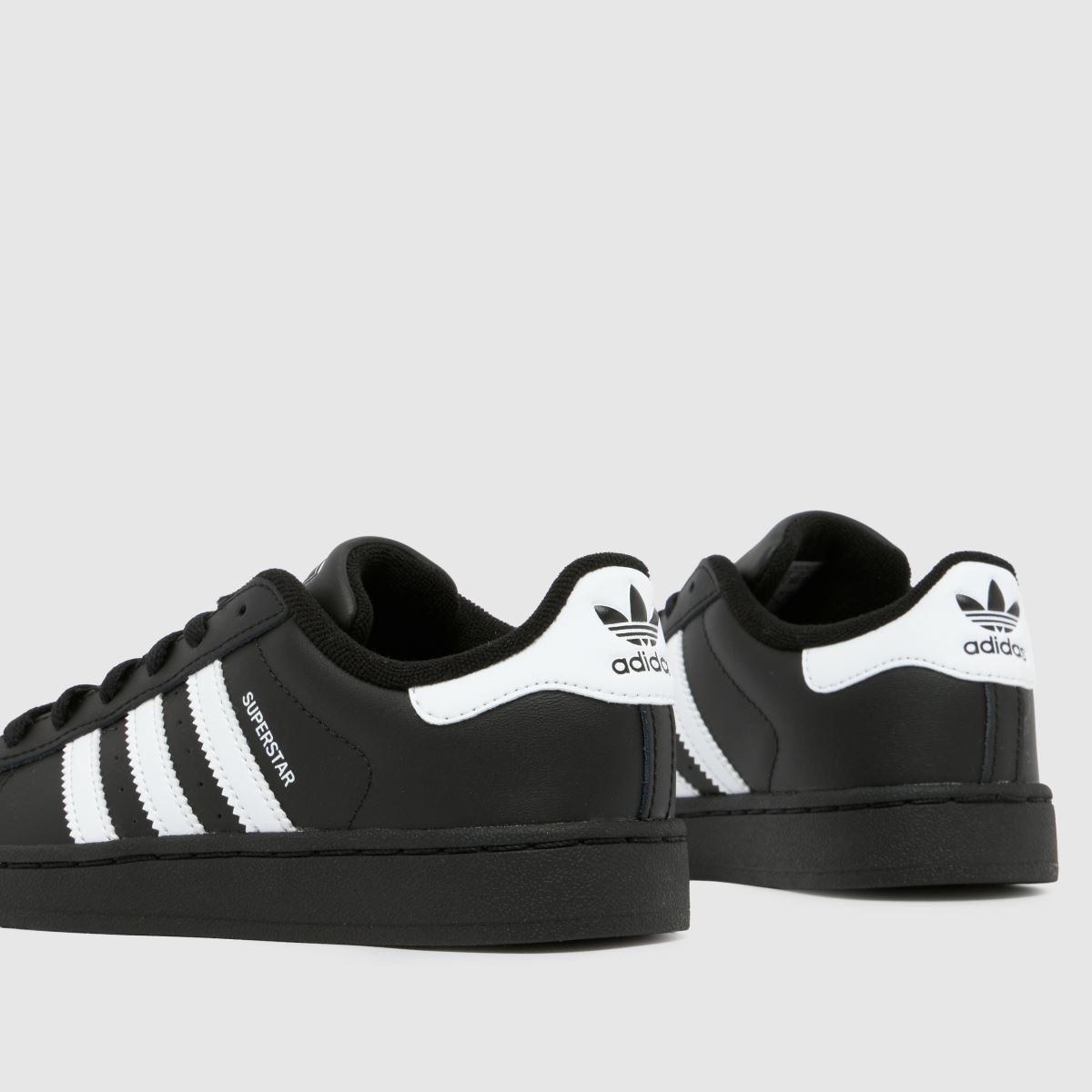 Schuh Adidas Superstar II Junior In Black & White