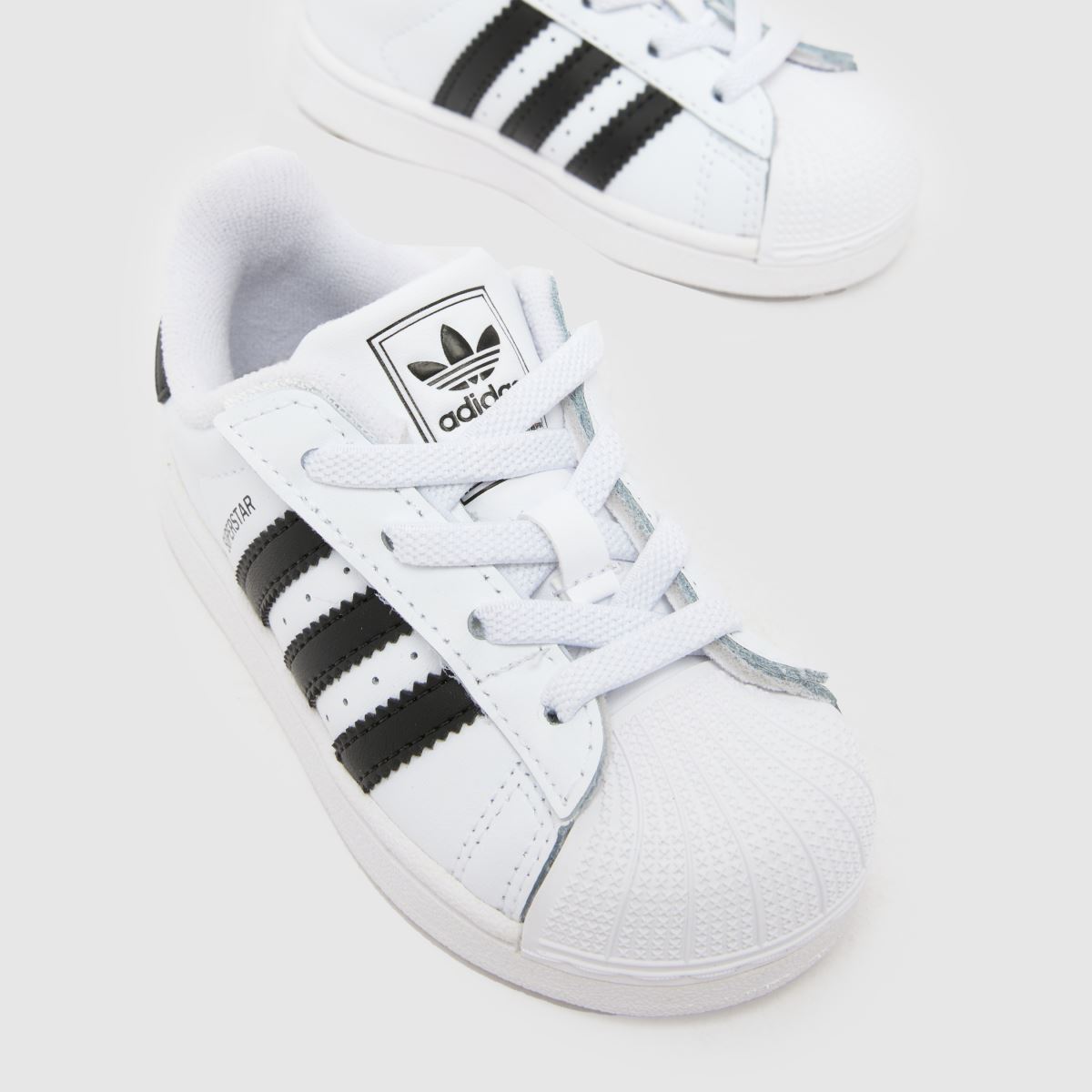Schuh Adidas Superstar II Toddler In White