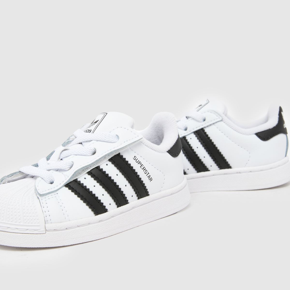 Schuh Adidas Superstar II Toddler In White