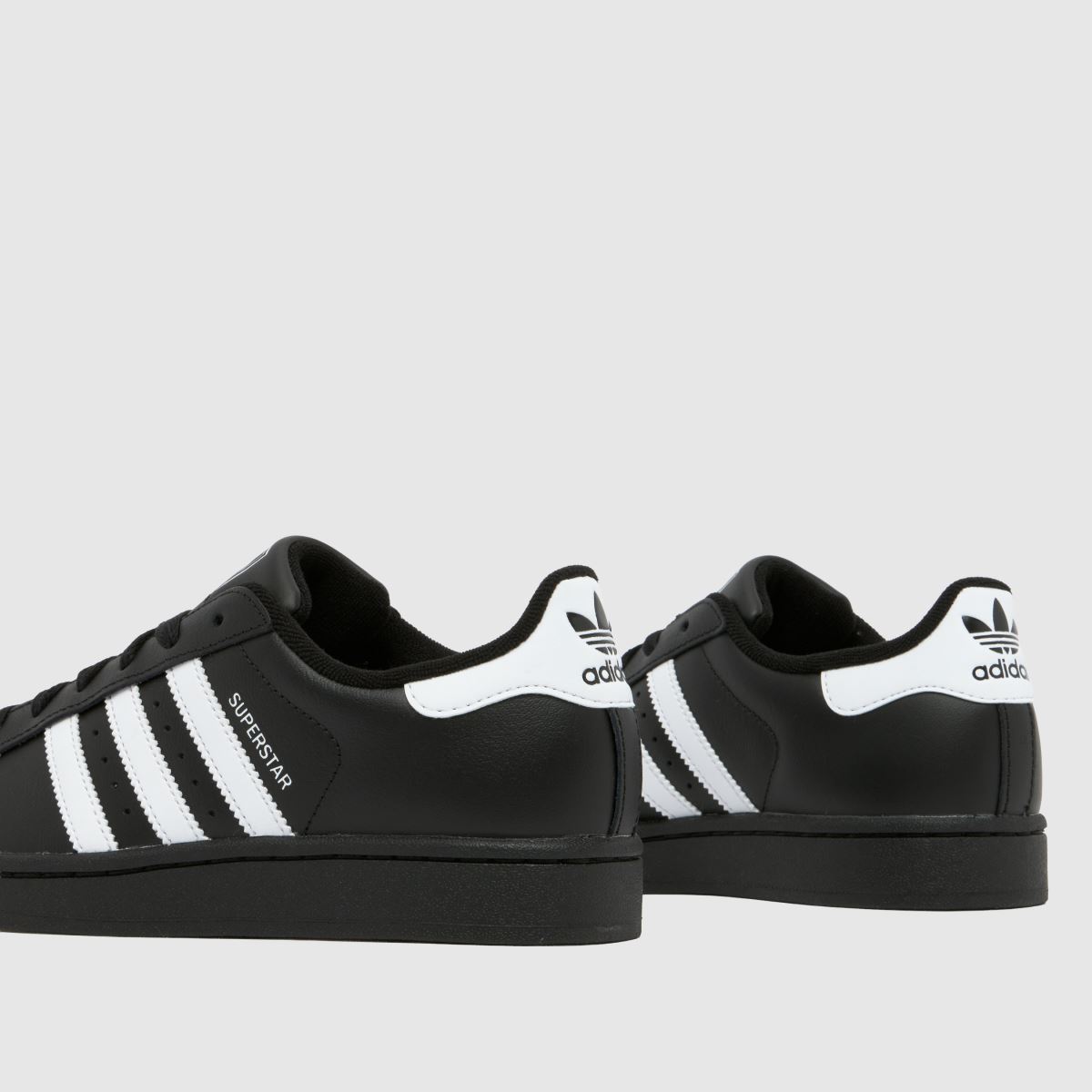 Schuh Adidas Superstar II Youth In Black & White