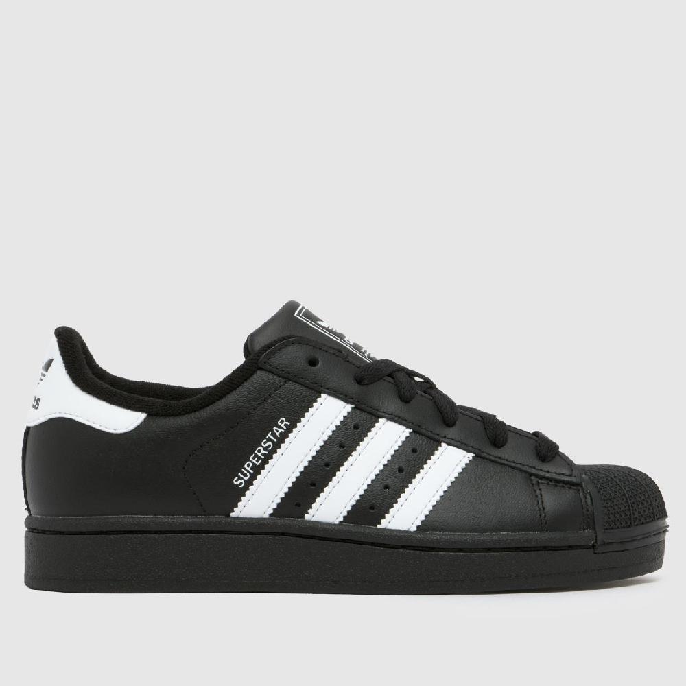 schuh adidas Superstar II Youth in Black & White