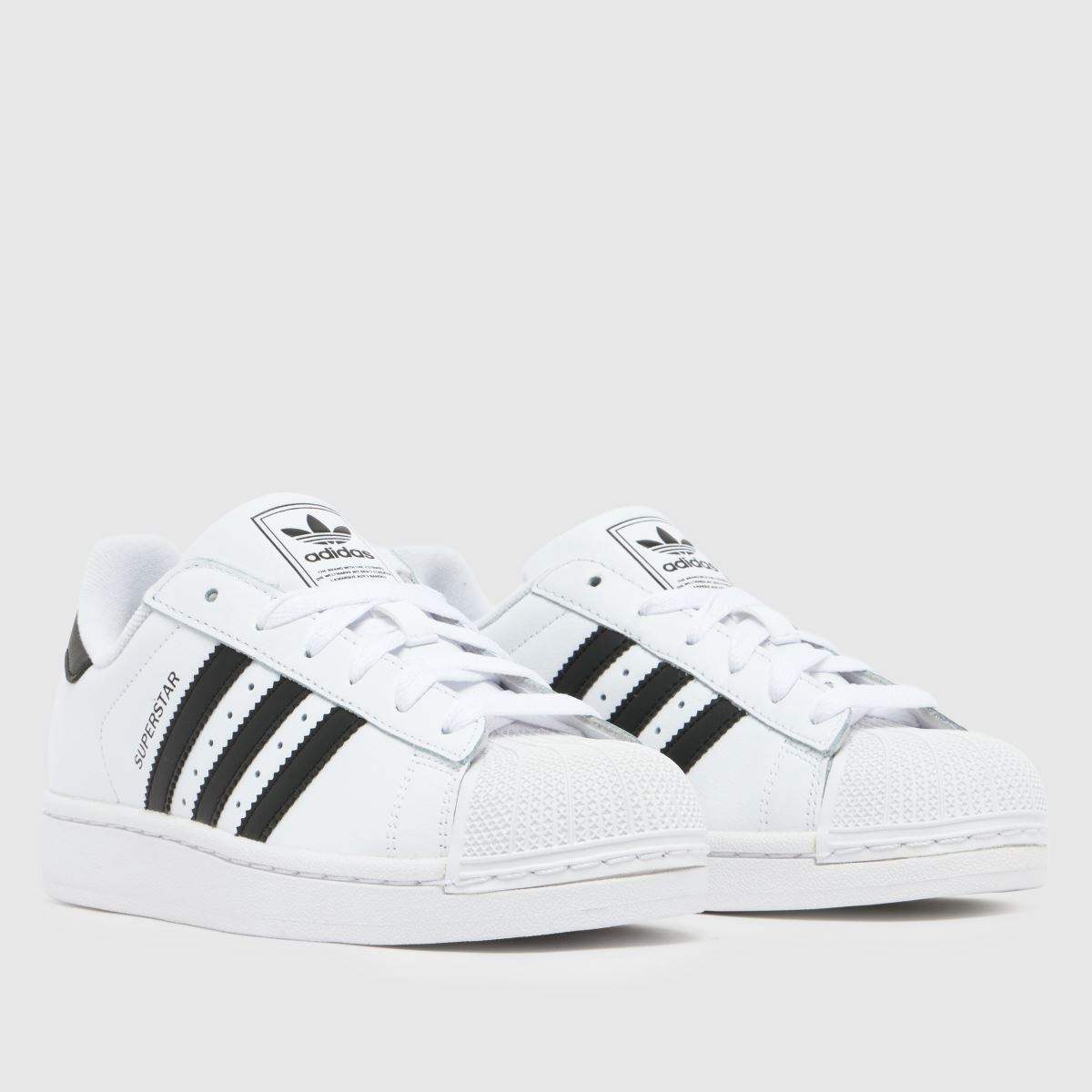 Schuh Adidas Superstar II Youth In White