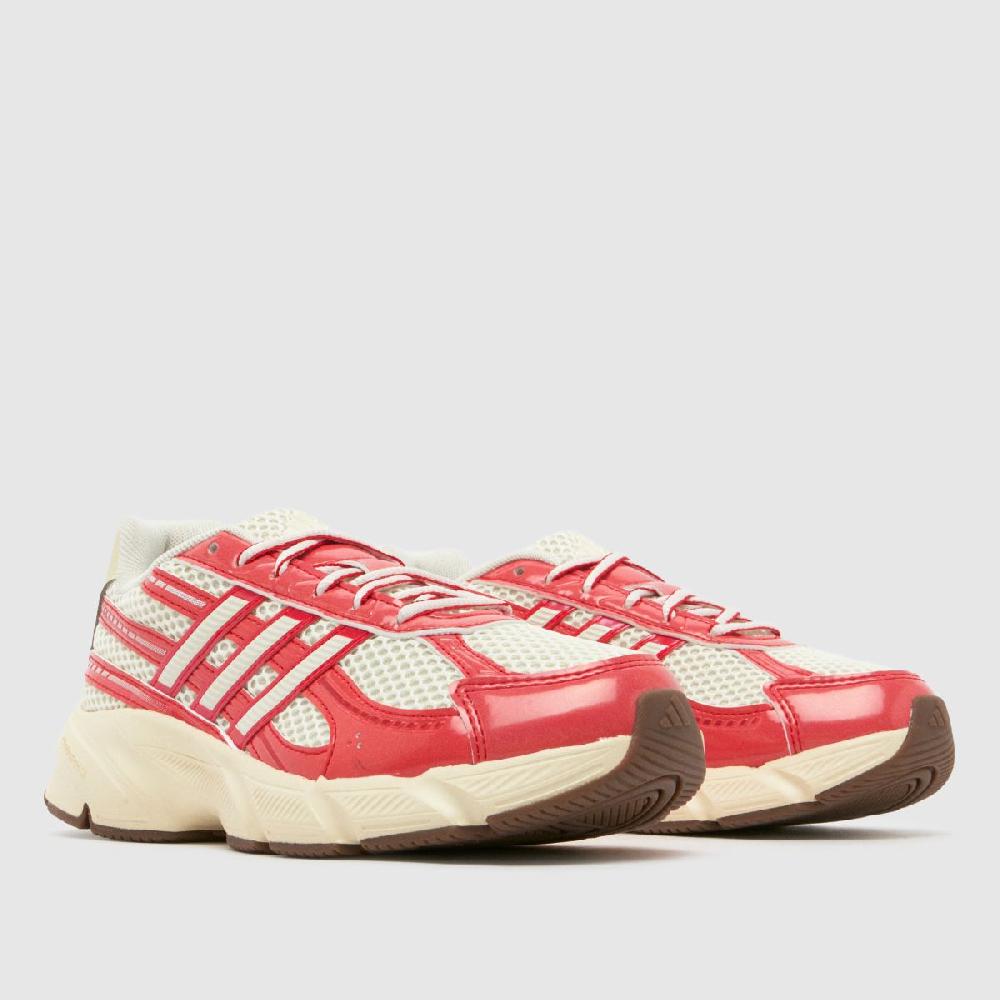 Schuh Adidas Technochaos 2000 In White & Red