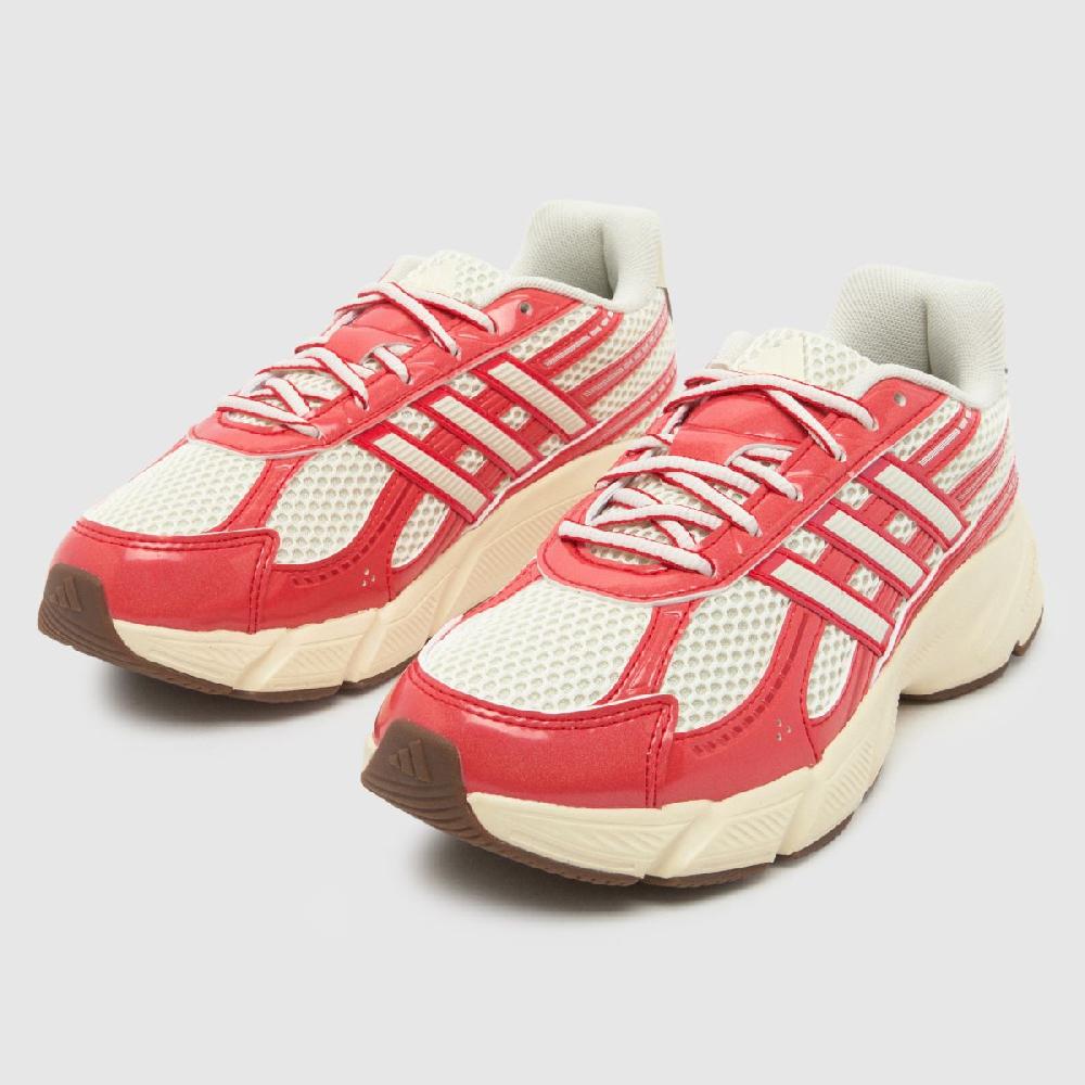 Schuh Adidas Technochaos 2000 In White & Red