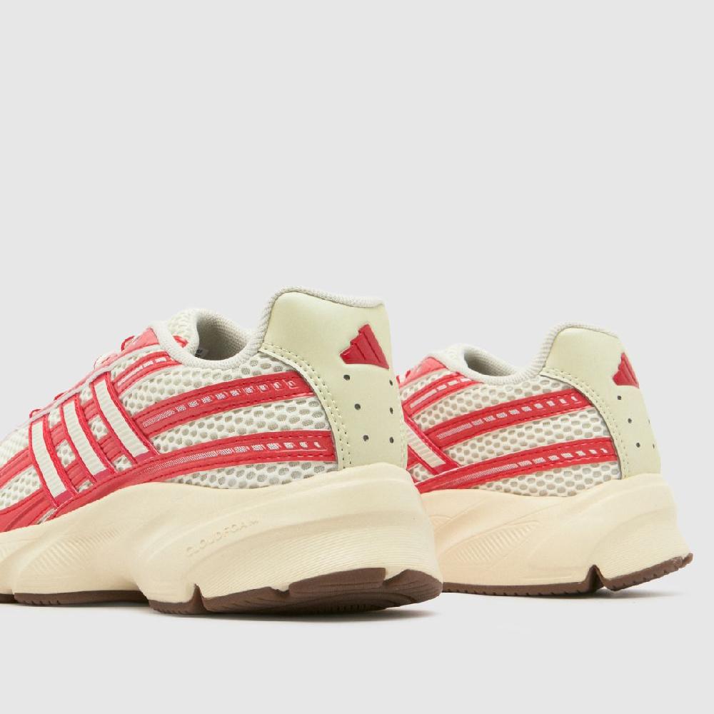 Schuh Adidas Technochaos 2000 In White & Red