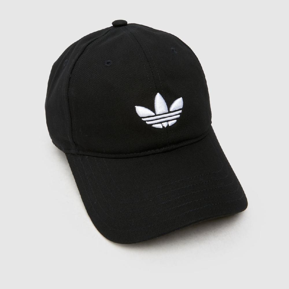 Schuh Adidas Trefoil Baseball Cap In Black & White