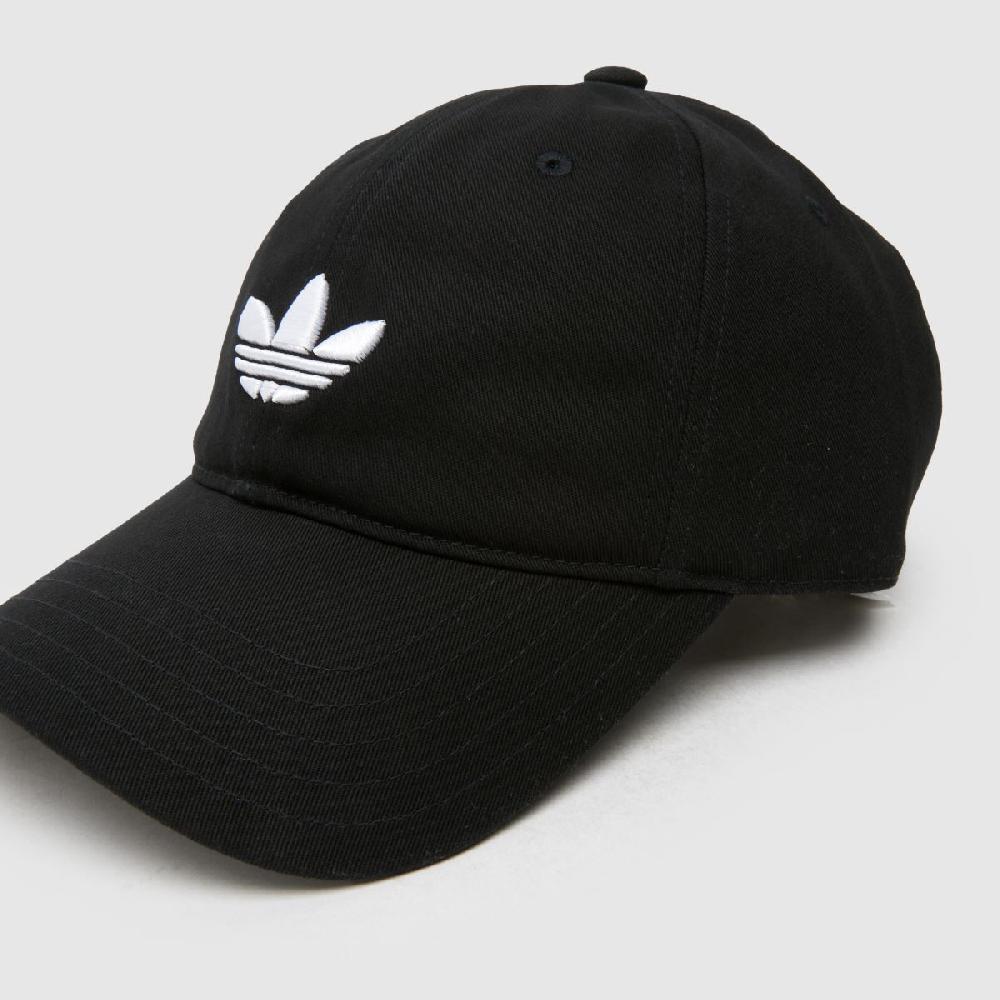 Schuh Adidas Trefoil Baseball Cap In Black & White