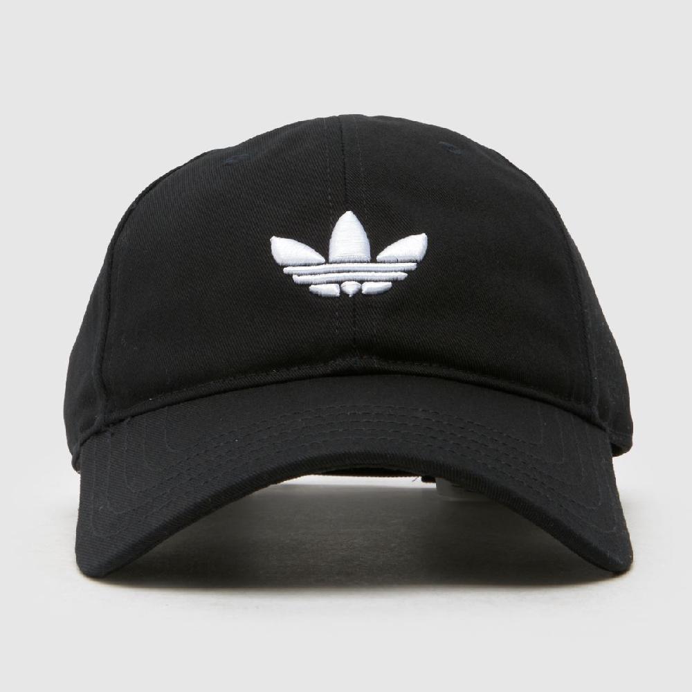schuh adidas Trefoil Baseball Cap in Black & White