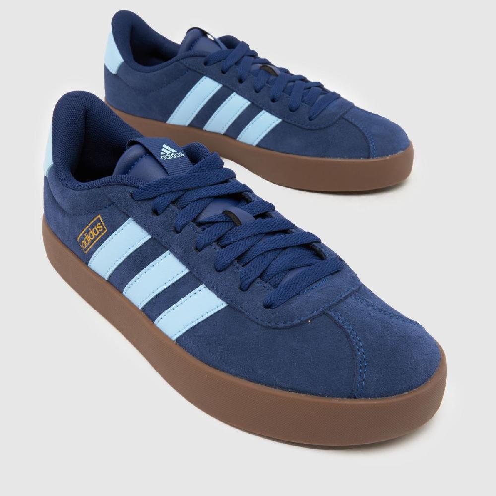 Schuh Adidas VL Court 3.0 In Navy & Pl Blue