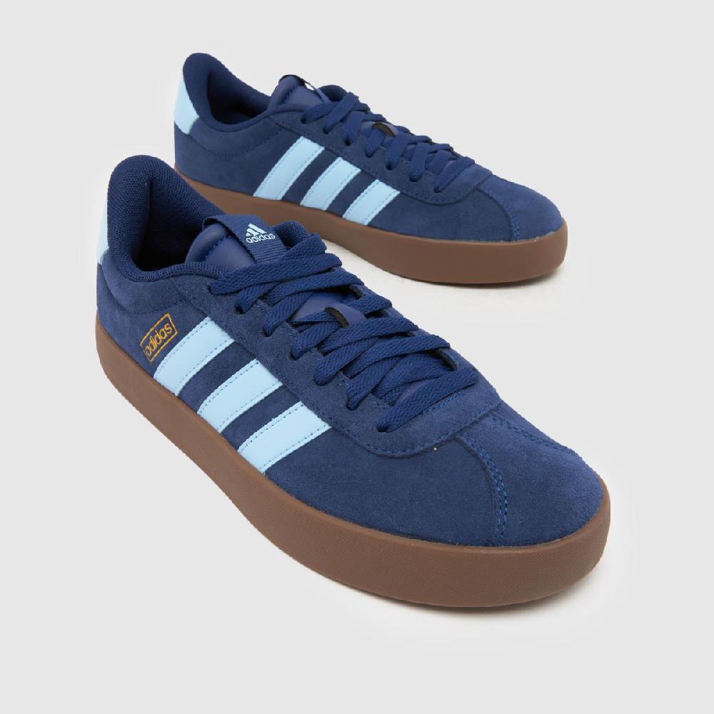 Schuh Adidas VL Court 3.0 In Navy & Pl Blue