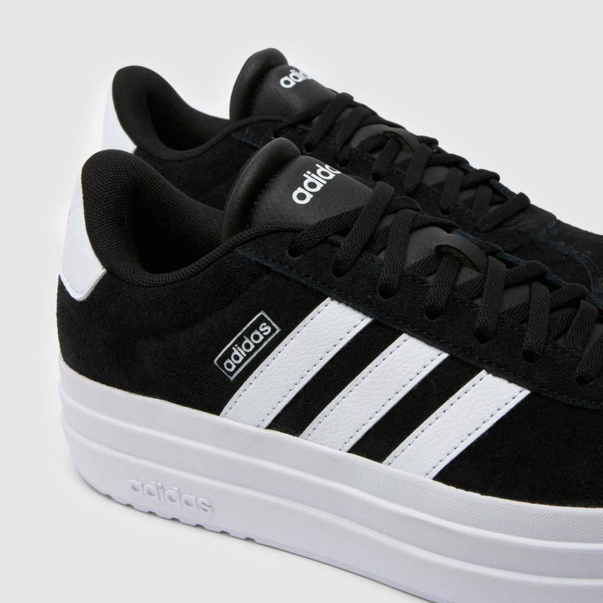 Schuh Adidas VL Court Bold In Black & White